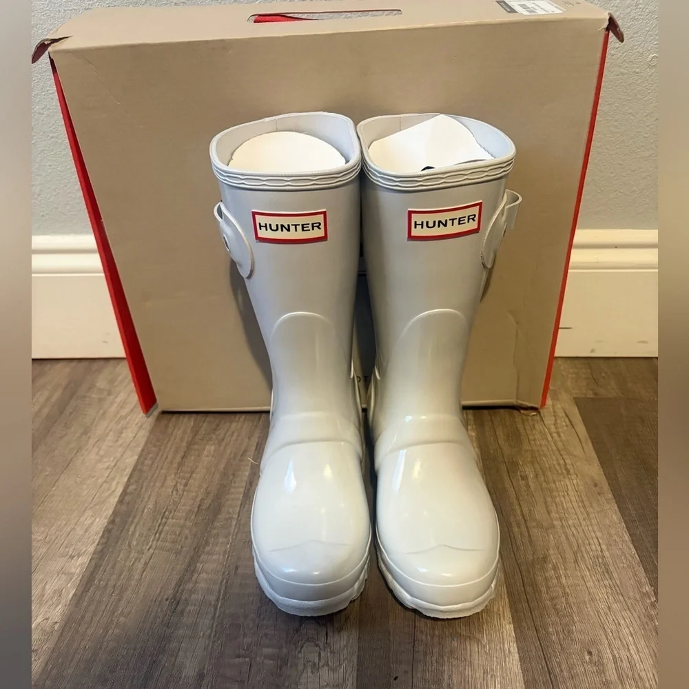 HUNTER HUNTER ORIGINAL SHORT GLOSS WOMEN RAIN BOOTS